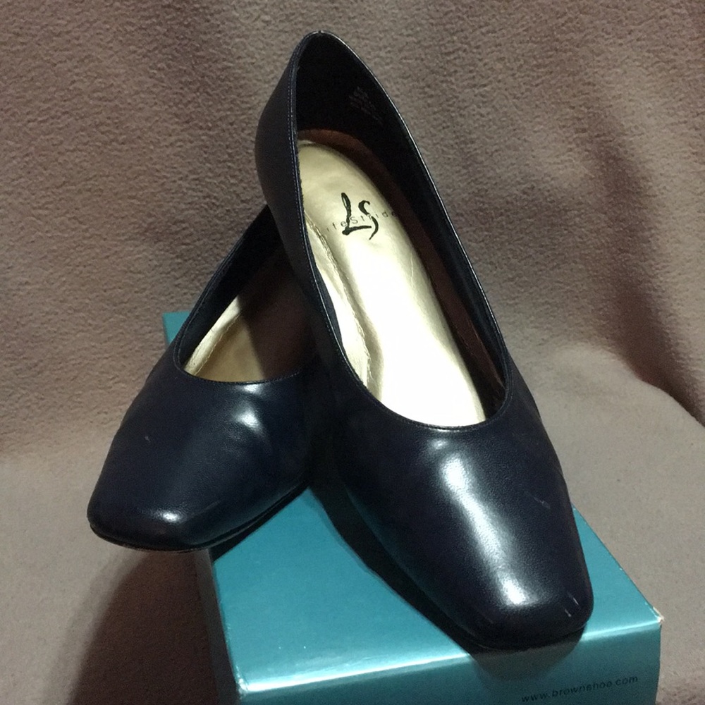 Life Stride / Jade Navy Smooth Heel